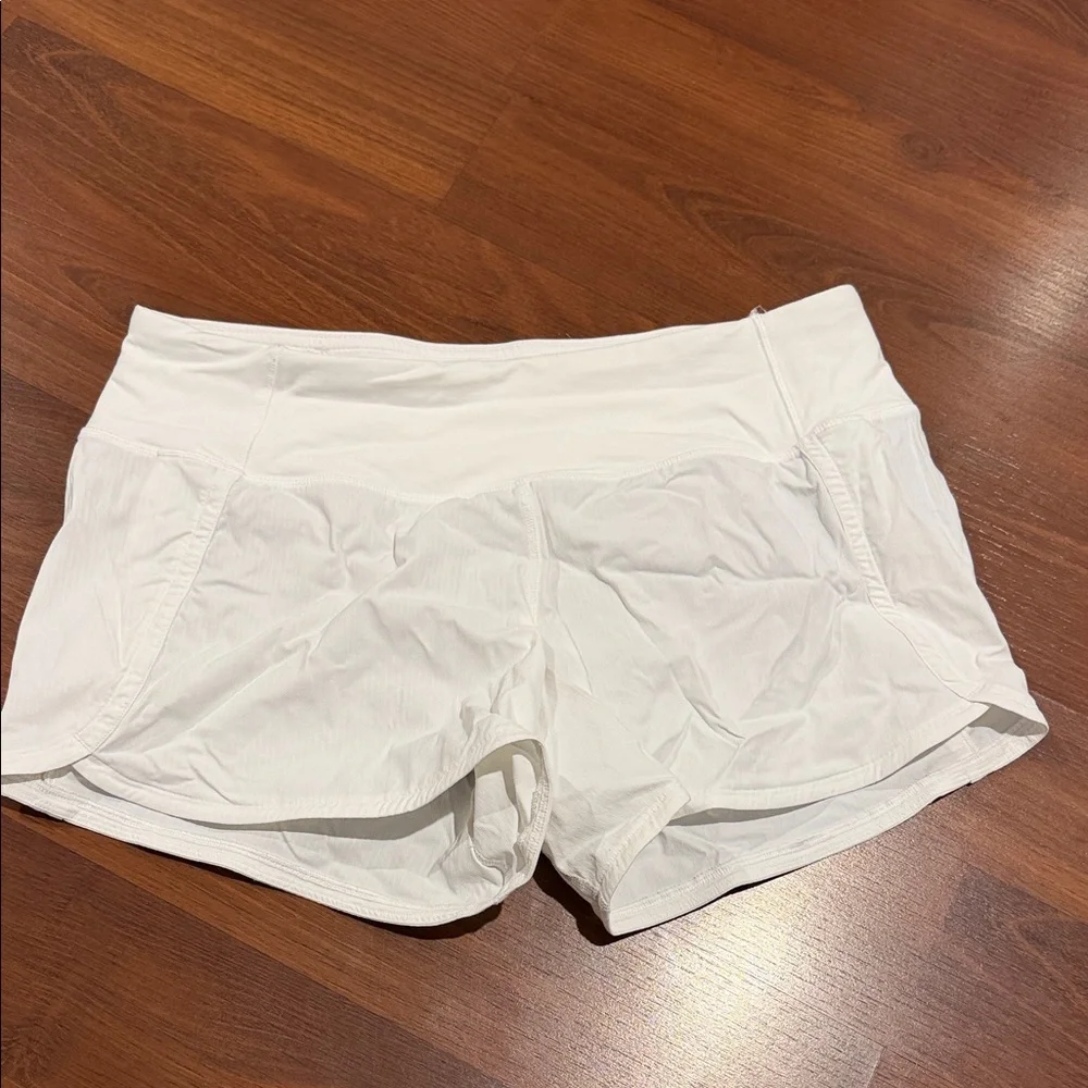 lululemon athletica White Athletic Shorts